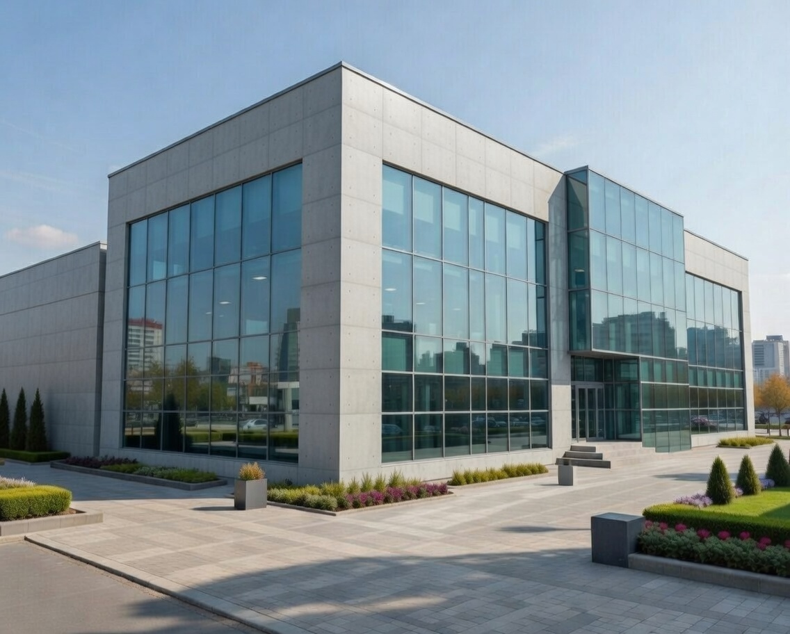 Industrial hall - Facade design